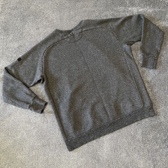 Nike Mens Air Jordan Dark Heather Gray Long Sleeve Sweatshirt Size XXL W/Pockets - Picture 8 of 8